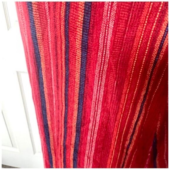 Monteau red sleeveless striped top - Picture 5 of 12